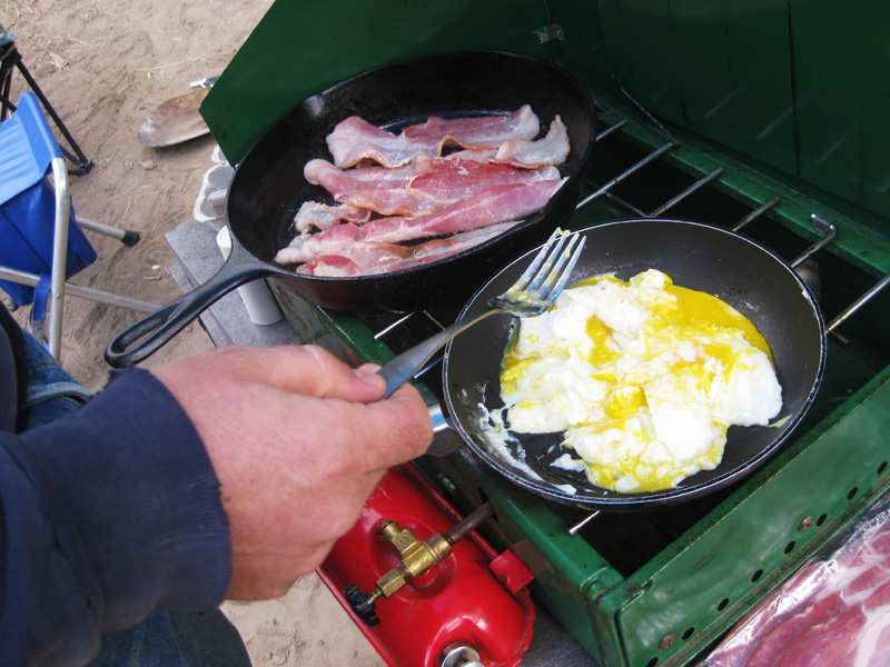 bacon and eggs